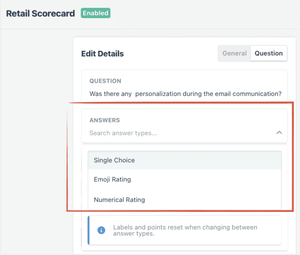 Customise your Agent QA process with our new Scorecard Builder