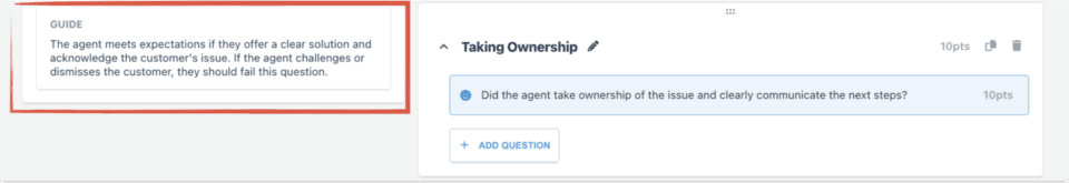 Customise your Agent QA process with our new Scorecard Builder